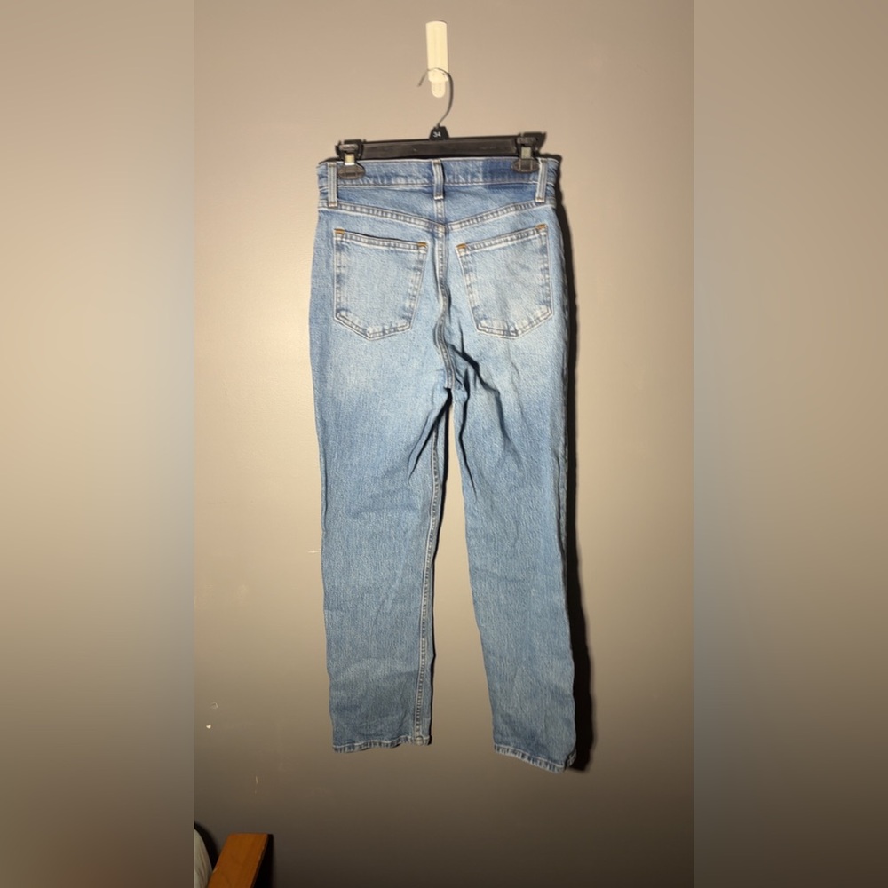 Abercrombie & Fitch The 90s Straight Curve Love Ultra High Rise Jeans Size 27 - Picture 2 of 5